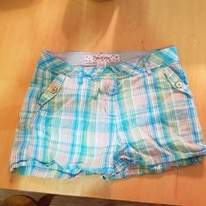 Girls Plaid Shorts
